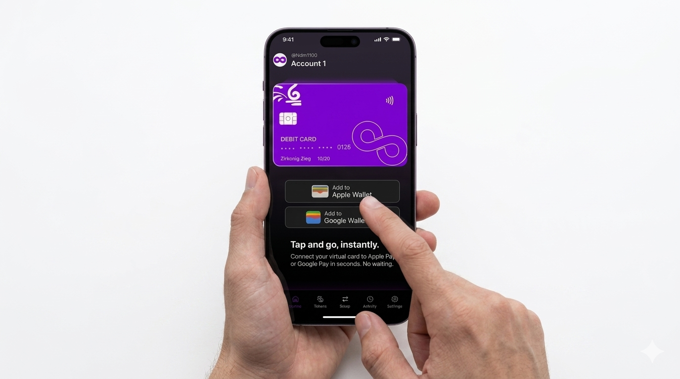 Tap to pay card setup